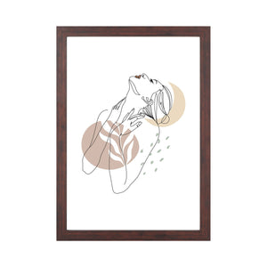 Lea kuvakehys 21x30 cm savustettu puu