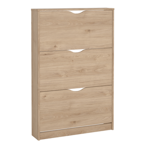 Livo kenkäkaappi, jossa 3 ovea, tammen näköinen