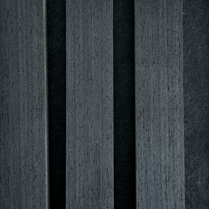 Premium-akustiikkapaneelin näyte, musta tammiviilu, 150 x 120 mm