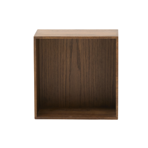Rumi seinähylly 33x20x33 cm savutammi sis. seinäkiinnikkeen