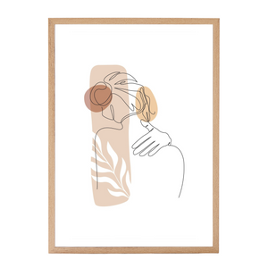 Paloma kuvakehys 50x70 cm puu