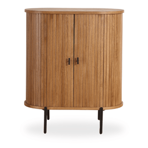 Florence tamburikaappi tammilistoilla 70x40x85 cm