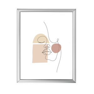 Malina kuvakehys PVC kiiltävä hopea 13x18 cm 13x18 cm