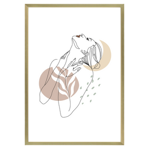 Ibi kuvakehys 21x30 cm kultainen