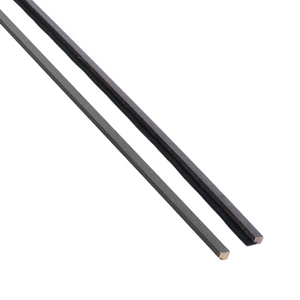 Viimeistelylistat akustiikkalevyille mustasta tammiviilusta 3000x45x18 mm - Oikea ja vasen (2 kpl)