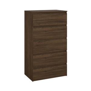 Maise lipasto K:114 x L:65 x S:41 cm, 5 laatikkoa, savutammi ulkonäköä