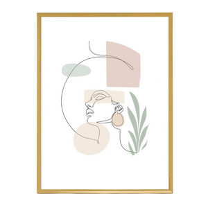 Lyra kuvakehys 30x40 cm kultainen
