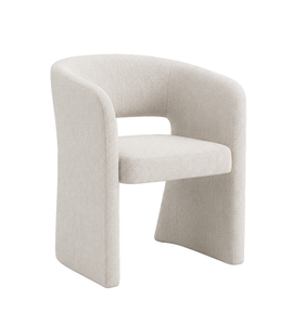 Daniella ruokapöytätuoli käsinojilla, beige