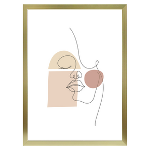Ibi kuvakehys 13x18 cm kultainen