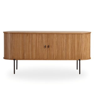 Firenzen tamburikaappi tammilistoilla 160x45x75 cm