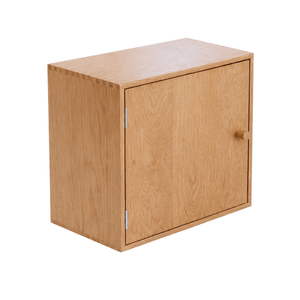 Rumi Seinähylly ovella ja hyllyllä 33x20x33 cm tammi sis. seinäkiinnikkeen