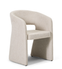 Daniella ruokapöytätuoli käsinojilla, beige
