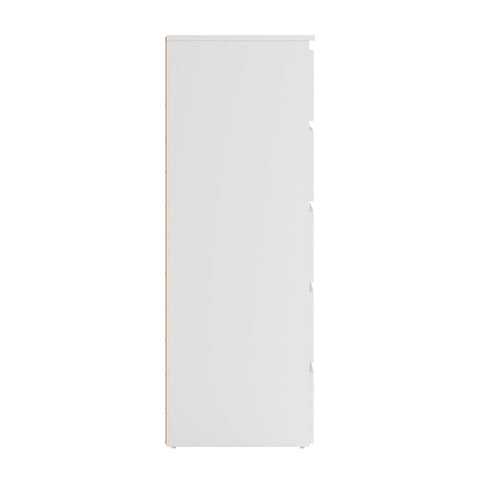 Maise lipasto K:114 x L:65 x S:41 cm, 5 laatikkoa, valkoinen