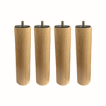 Eric puiset sängynjalat 20x5 cm (4 kpl)