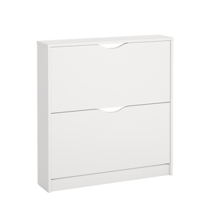 Livo kenkäkaappi, jossa 2 ovea, valkoinen