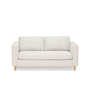 Hildur – 2-paikkainen sohva, beige, P: 160 x S: 84 x K: 78 cm