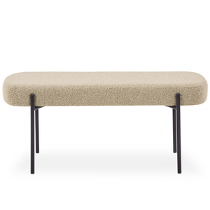 Helena-penkki beigeä bukleeta 100x36x43 cm