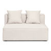 Hailey-keskimoduuli, beige, P: 121 x S: 100 x K: 65 cm