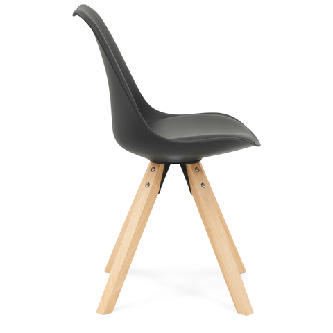 Aria ruokapöytätuoli musta puujaloilla