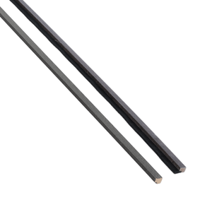 Viimeistelylistat akustiikkalevyille mustasta tammiviilusta 2400x45x18 mm - Oikea ja vasen (2 kpl)
