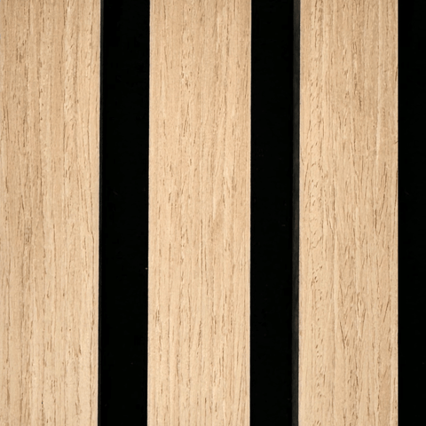 Akustinen paneelinäyte tammiviilusta 150 x 120 mm