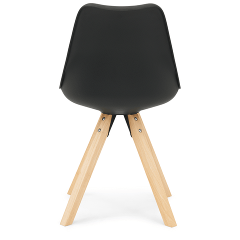 Aria ruokapöytätuoli musta puujaloilla