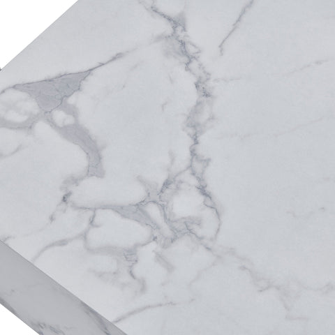 Adele - Sohvapöydät valkoisella marmoripainatuksella