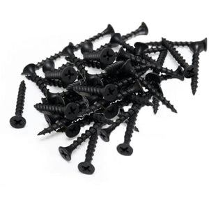 Asennusruuvit/paneeliruuvit akustiikkalevyille, musta, 4,2x30 mm, 50 kpl.