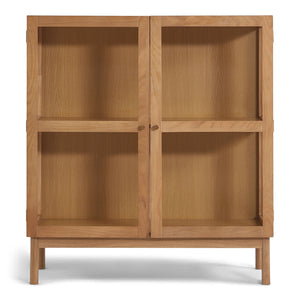 Havanna tammi vitriinikaappi 2 ovella -110x40x100 cm