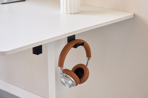 Damian korkeussäädettävä pöytä 160x80 cm valkoinen