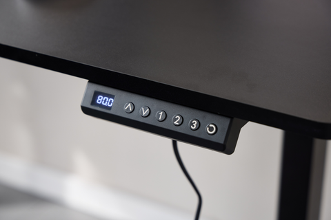 Damian korkeussäädettävä pöytä 160x80 cm, musta