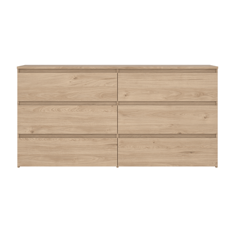 Maise lipasto K:70 x L:138 x S:41 cm, 6 laatikkoa, tammenvärinen