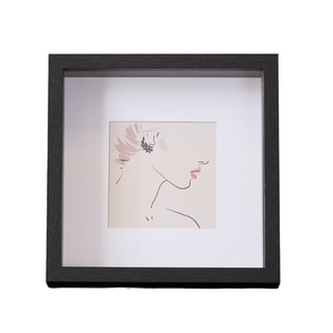 Salma syvä kuvakehys musta 25x25 cm
