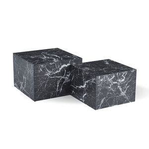 Adele - Sohvapöytäsarja mustaa marmoria