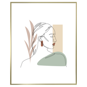 Ibi kuvakehys 40x50 cm kultainen