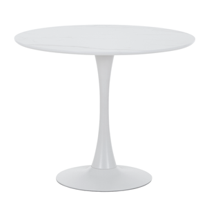 Diego ruokapöytä valkoista marmoria Ø90 cm