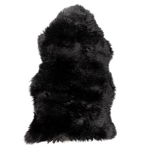 Aito karitsannahka - Musta 95x65cm