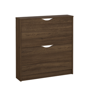 Livo kenkäkaappi, jossa 2 ovea, savutammi lookia