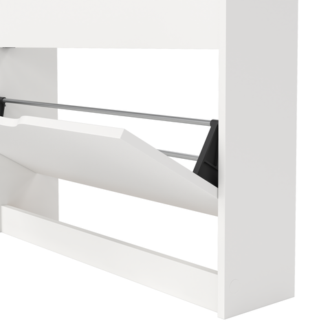 Livo kenkäkaappi, jossa 3 ovea, valkoinen