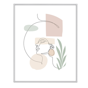 Malina kuvakehys PVC kiiltävä hopea 30x40 cm 30x40 cm