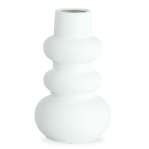 Billie keraaminen maljakko valkoinen 24 cm