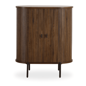 Florence tamburikaappi lamelleilla, savutammi 70x40x85 cm