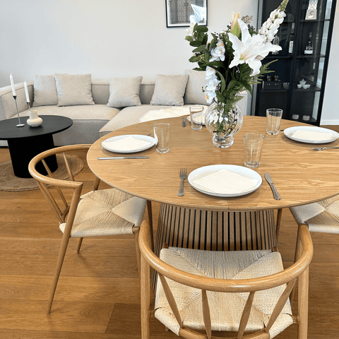 Bella ruokapöydän tuolit - Tammi ja pajuistuin