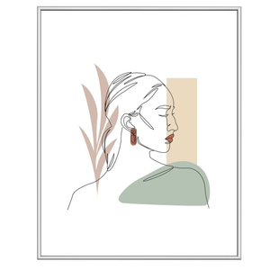 Malina kuvakehys PVC kiiltävä hopea 40x50 cm 40x50 cm