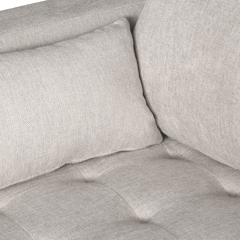 Brandy - Oikea- ja vasenkätinen käännettävä sohvasohva beige - L: 290 x S: 96 x K: 80 cm