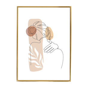 Lyra kuvakehys 50x70 cm kultainen