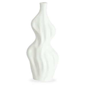 Alva keraaminen maljakko valkoinen 25 cm