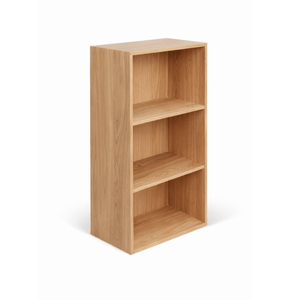 Rumi Seinähylly kolmella lokerolla 33x20x66 cm tammi sis. seinäkiinnikkeen