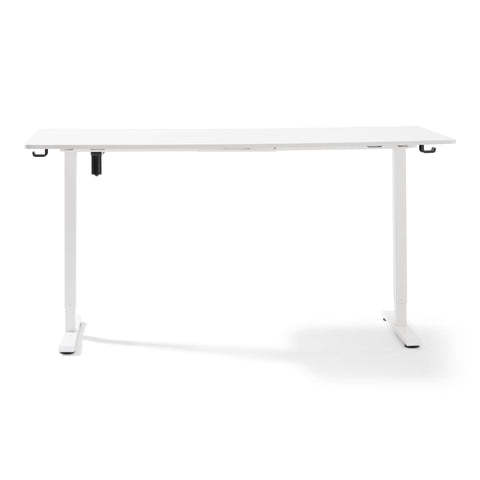 Damian korkeussäädettävä pöytä 160x80 cm valkoinen