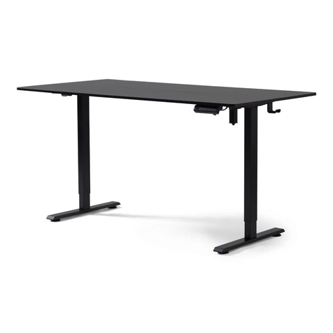 Damian korkeussäädettävä pöytä 160x80 cm, musta